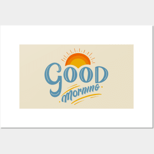 Good Morning Typography - Cute Posters and Art